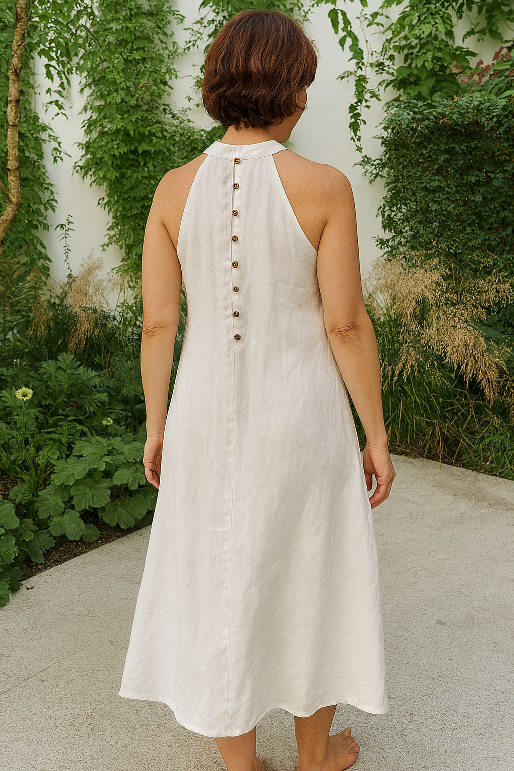 Aurelia Grace halter dress
