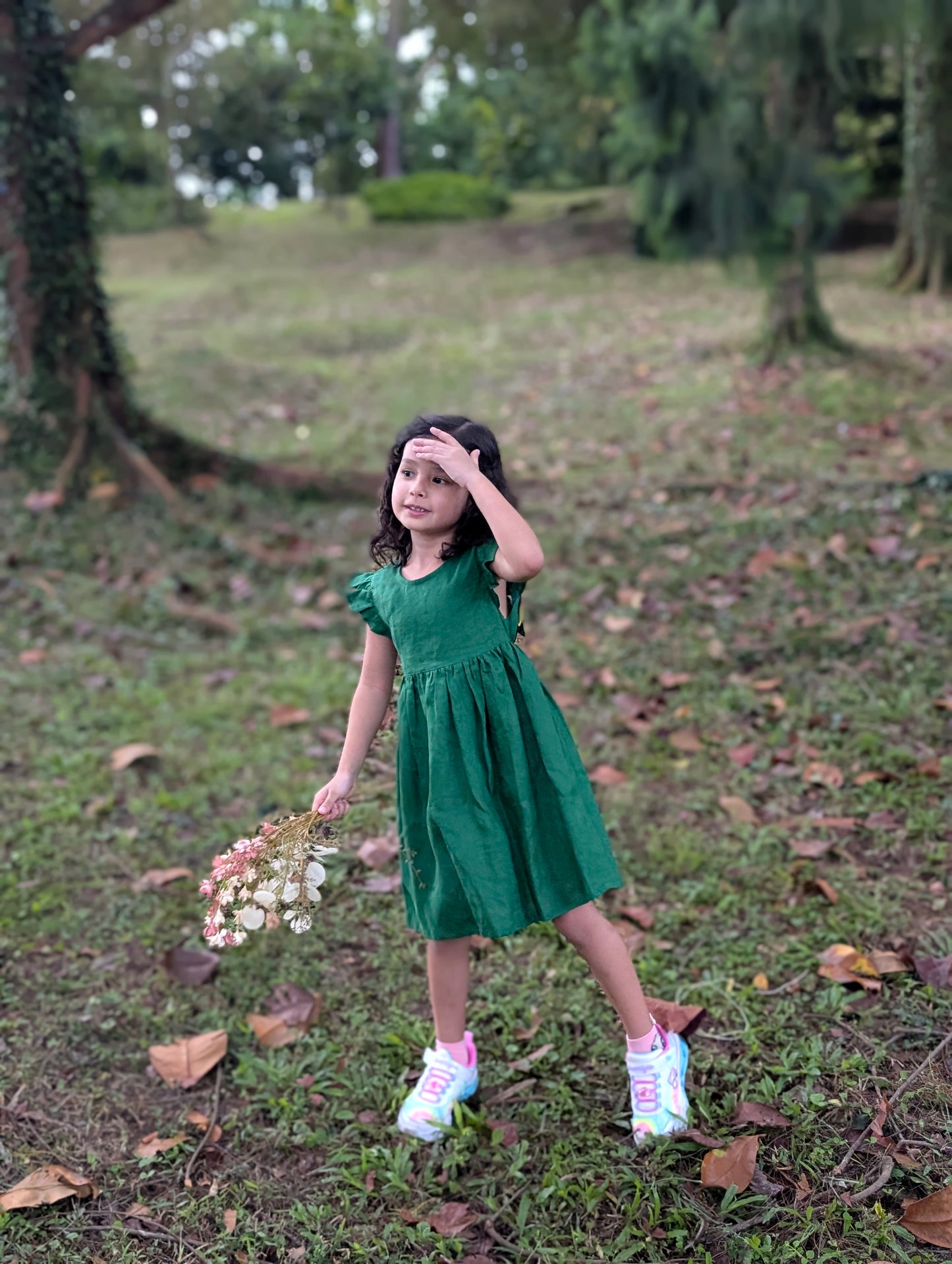 Laid-Back Linen Dress Mom and Me