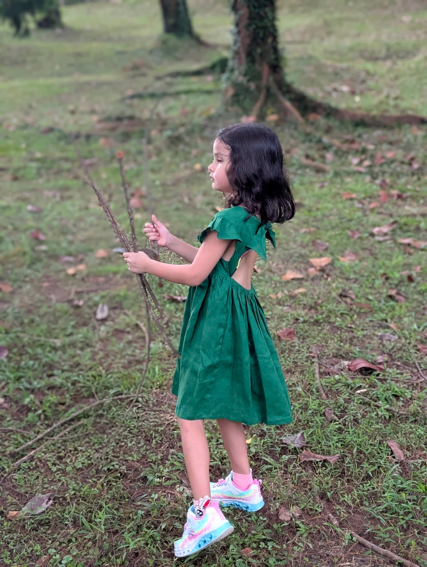 Laid-Back Linen Dress Mom and Me