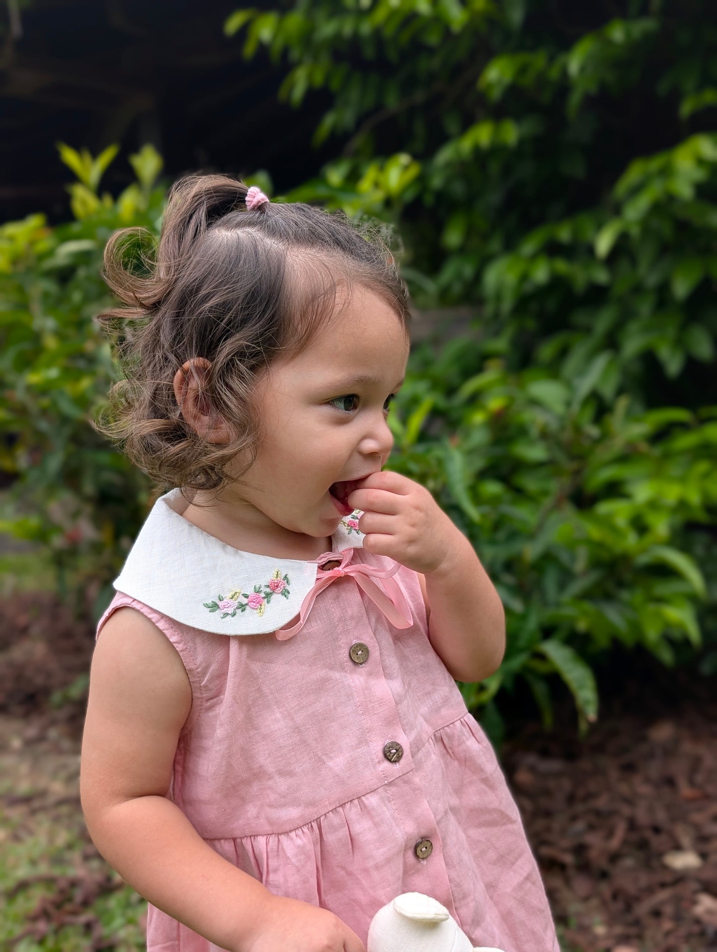 Collared Daisies Dress