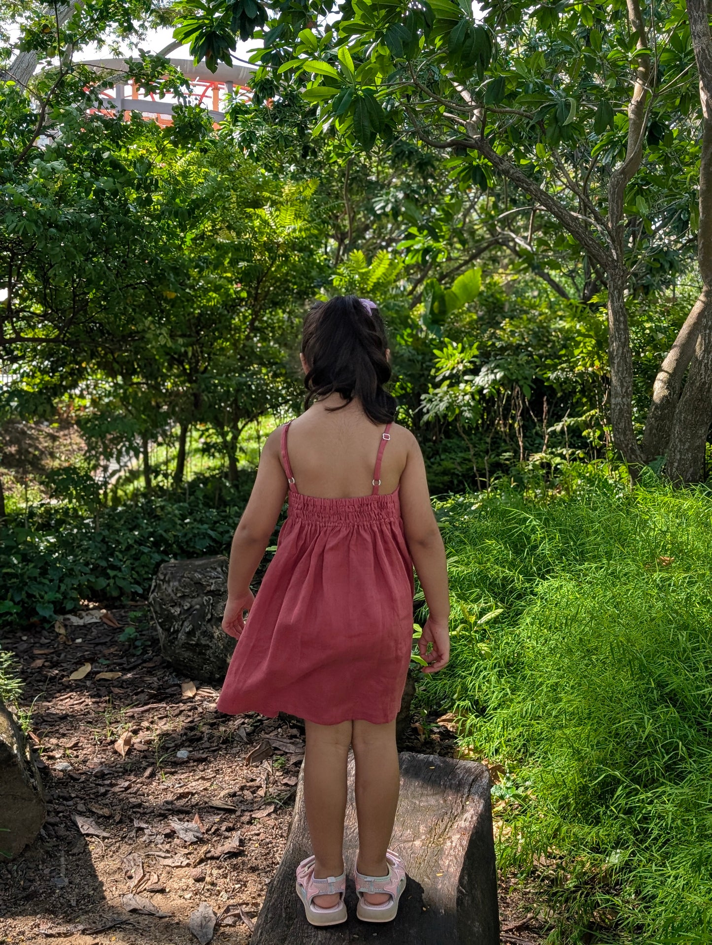 Salmon Floral Dreams