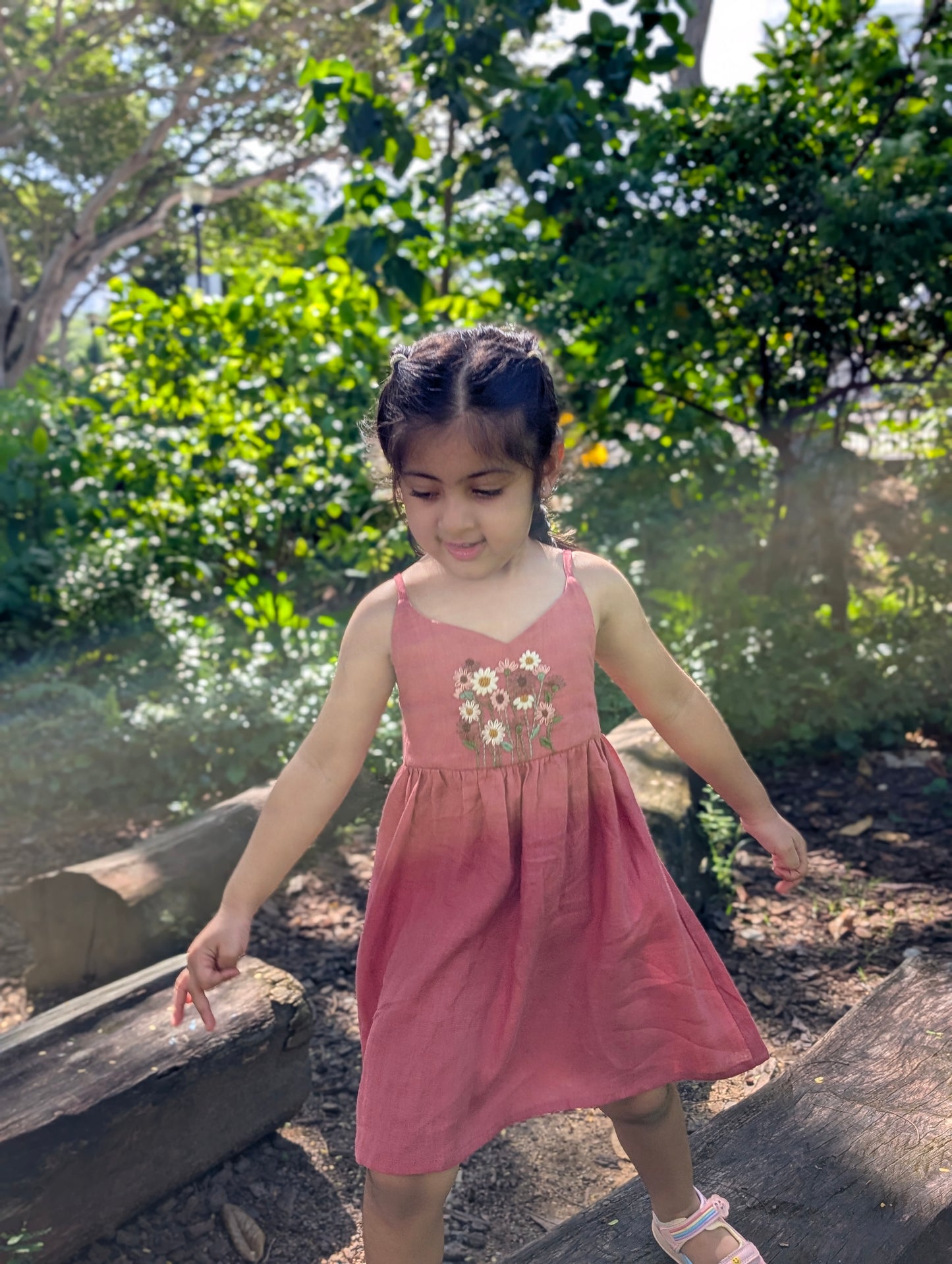 Salmon Floral Dreams