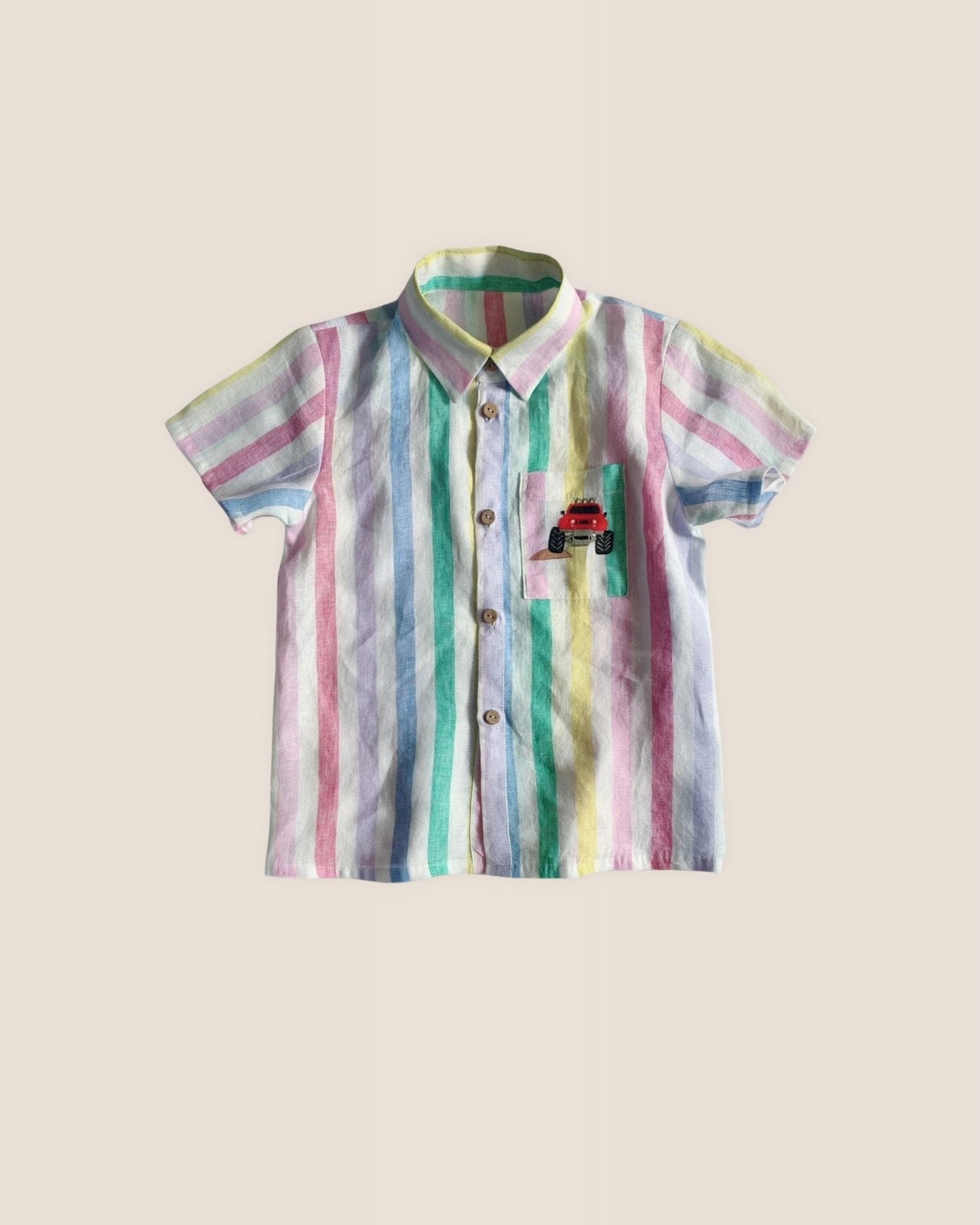 Turbo Rainbow Stripes Shirt