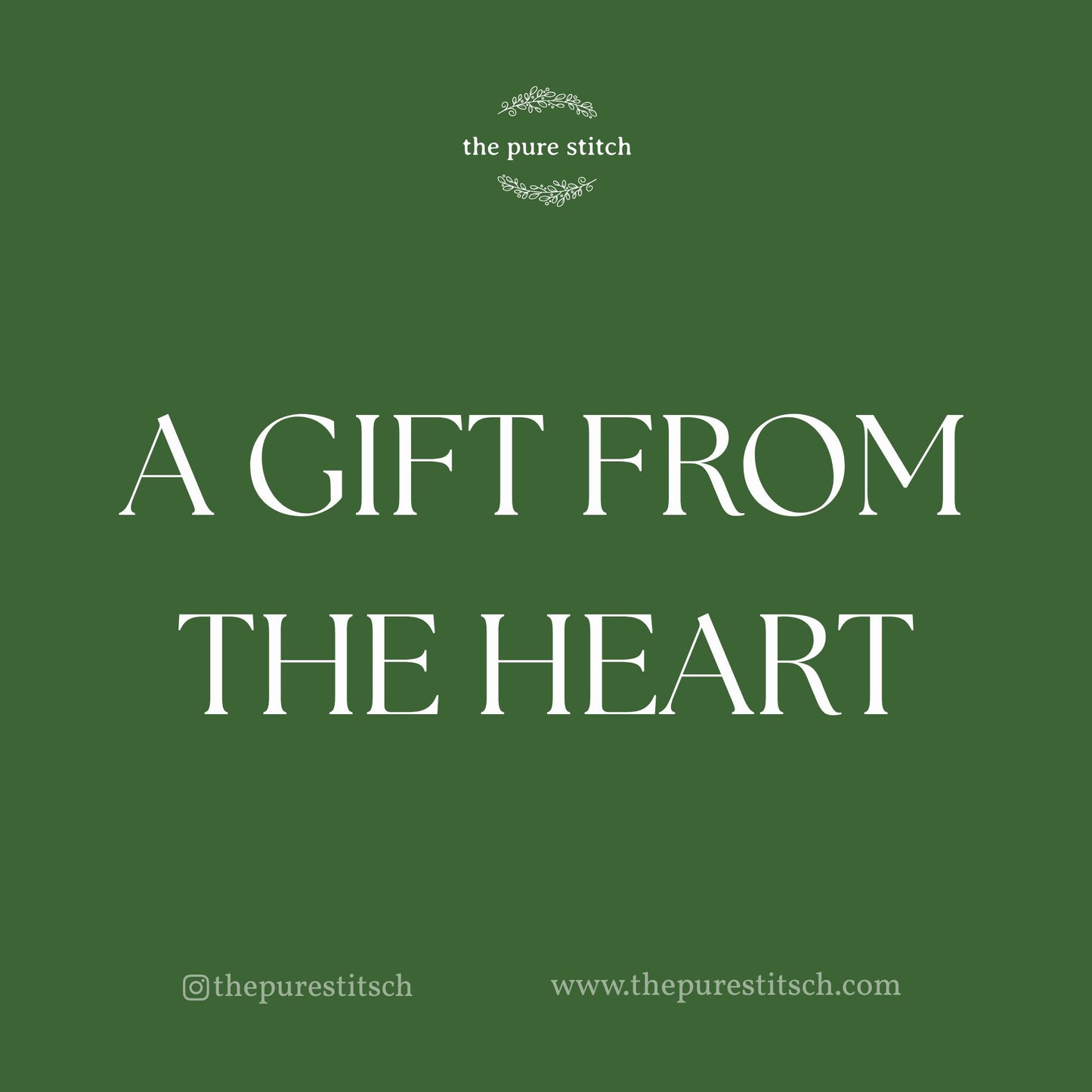 e-Gift Card | the PureStitch