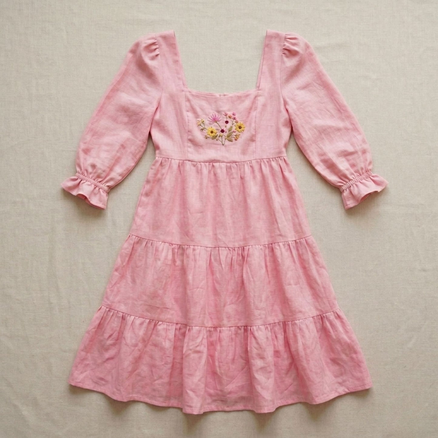 The Pink Reverie Dress – Full Sleeve