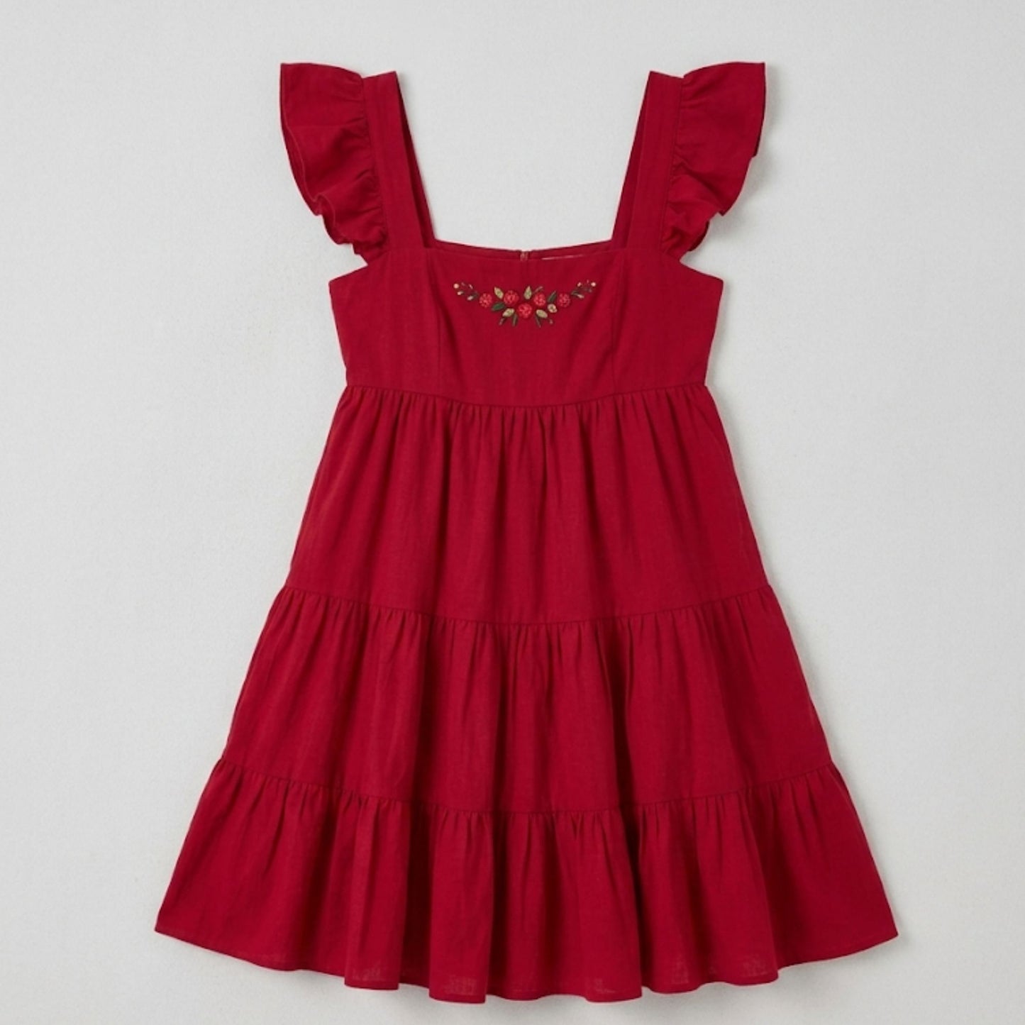 Festive Red Dress - Women