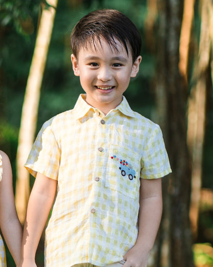 Explorer Yellow Plaid Shirt