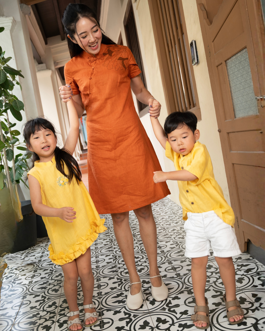 Butterfly Whispers Modern Cheongsam- Woman