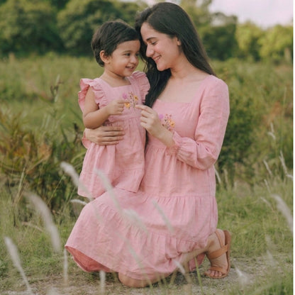 The Pink Reverie Dress – Full Sleeve