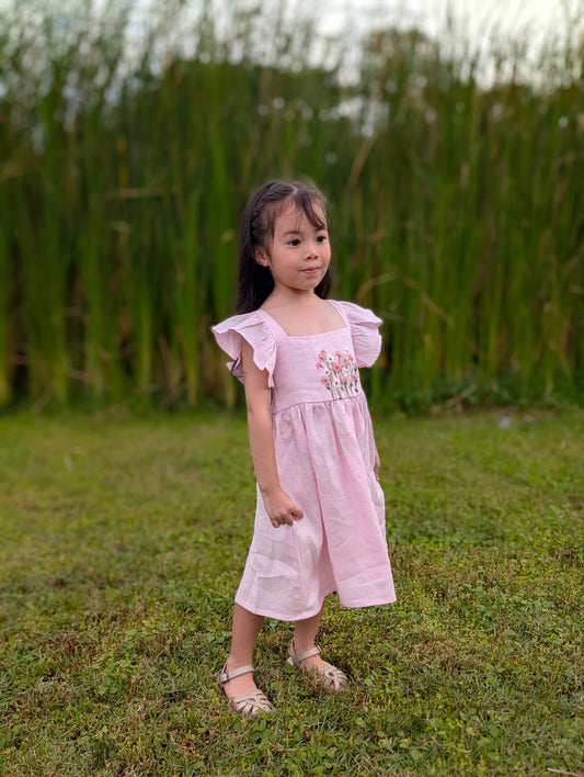 Blush Long Dress - Girl