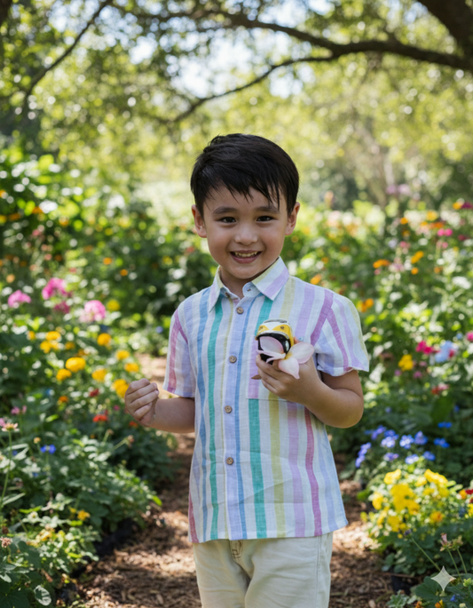 Turbo Rainbow Stripes Shirt