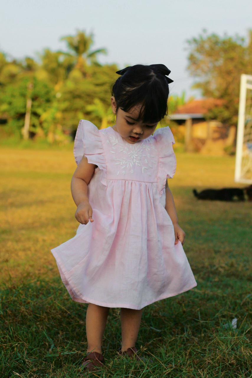 Dainty pink blossom dress