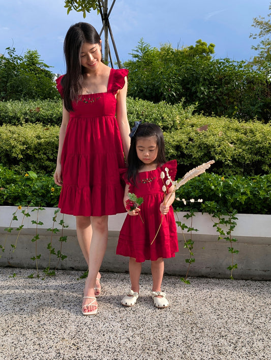 Festive Red Dress