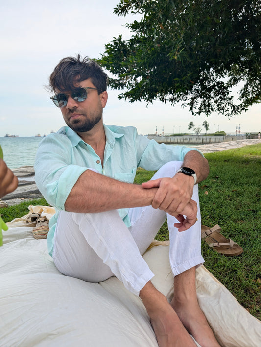 Sea Blue Cactus & Chirp – Men & Kids