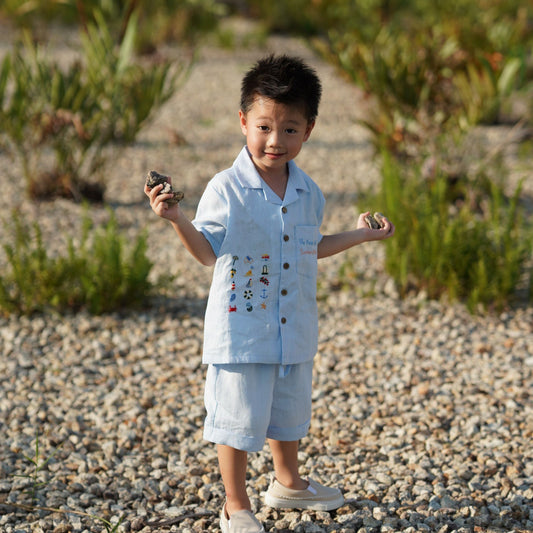Summer Club Shirt Set
