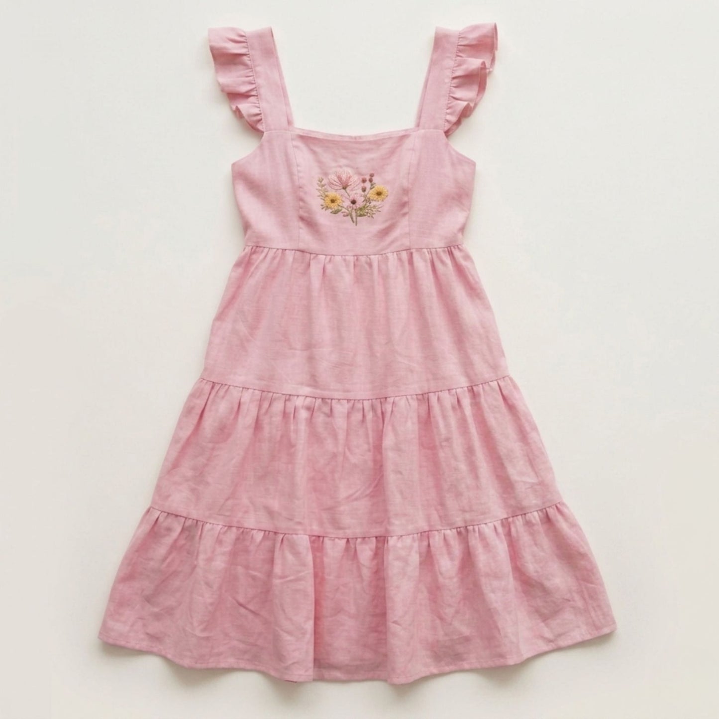 The Pink Reverie Dress – Half Sleeve
