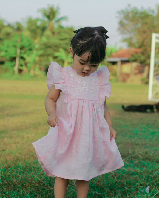 Dainty Pink Blossom Dress