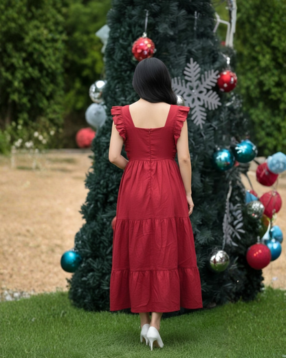 Scarlet Red Woman’s Festive Dress