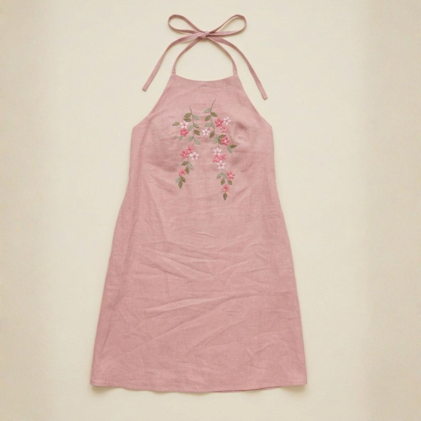 Sofia Pink Halter Dress - Women
