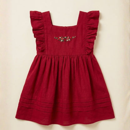 Festive Red Dress - Girl