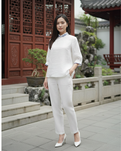 White Serenity Woman’s Top