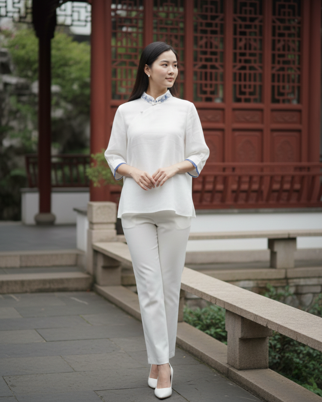 White Serenity Woman’s Top