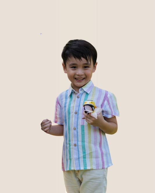 Turbo Rainbow Stripes Shirt