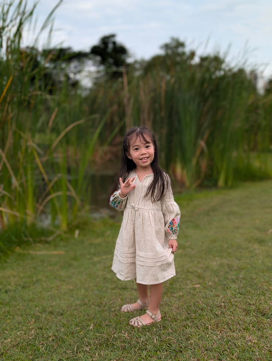 Whimsy Blossom Neutral - Girls